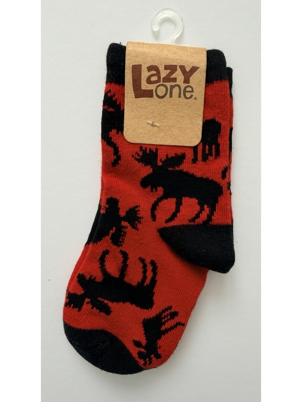 Lazy One Moose Socks Kid S Shoe Size 7-9